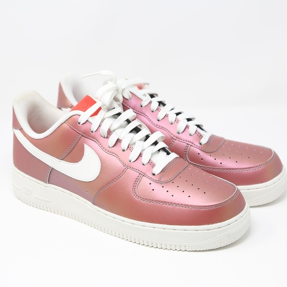 Nike Other - Nike Air Force 1 AF1 3M Iridescent Track Red 10.5